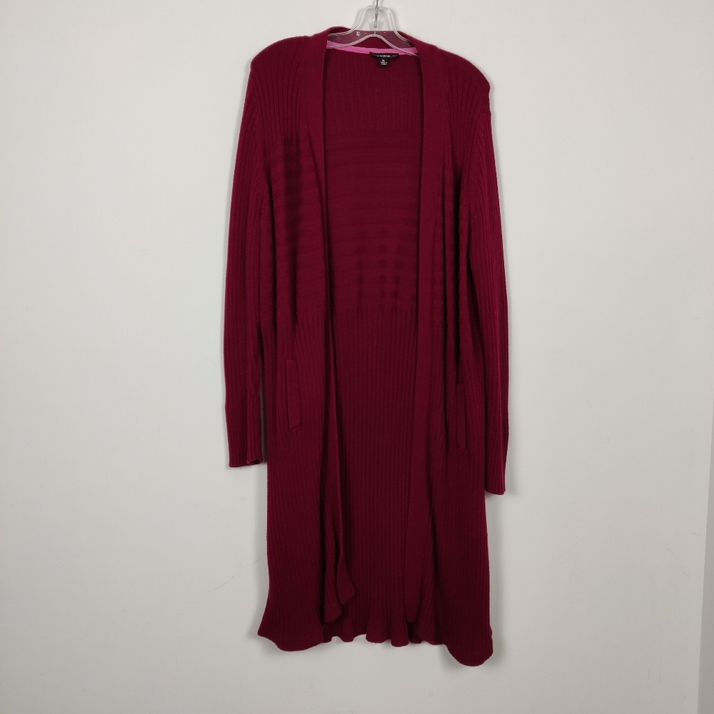 Isaac Mizrahi Live Women's Pink Cardigan Size XL Trico Casual Long Length Modest